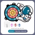 thumbnail image 4 of Blue Dartboard Target for Kids Interactive Indoor Outdoor Play Smart Sticky Ball Game Family Fun, 4 of 5