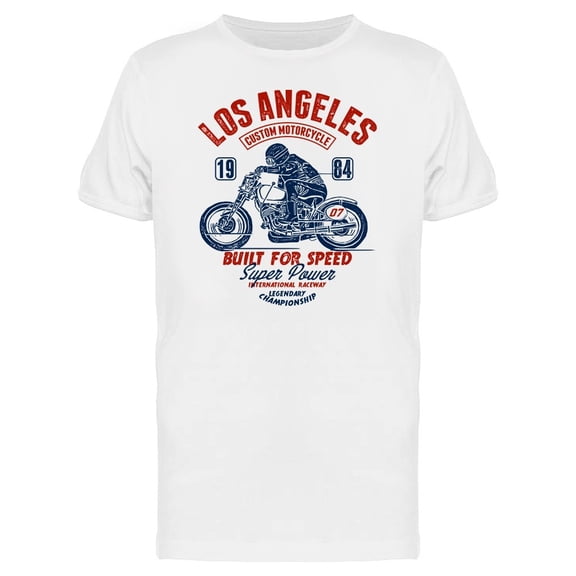 Los Angeles Motorcycle Speed Tee Men's -Image by Shutterstock