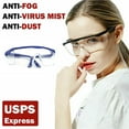 thumbnail image 3 of Protective Safety Glasses Clear Anti-saliva Eye Protection Googles for Lab Chemical and Workplace Safety Goggles, 3 of 9