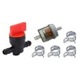 thumbnail image 3 of Gasoline Tap Filter Clamps Set Gasoline Diesel for 6mm Ø Hose Garden Tools, 3 of 8