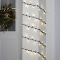 thumbnail image 4 of (2 pack) Mainstays 100-Count Warm White LED Outdoor String Lights, Brown Wire, 4 of 11
