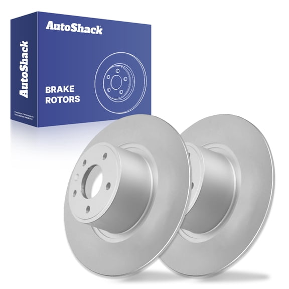 AutoShack Rear Brake Rotors for Chevrolet & Buick, Cruze 2014-2015 Verano 2012-2017 Volt 2011-2015 Cascada 2016-2019, FWD L4 1.4L 1.6L 2.0L 2.4L - Coated - ArmorStop - 11.5" (292.2 mm), 5-Lug