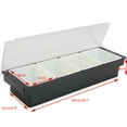 thumbnail image 6 of Miumaeov Fruit Salad Tray Condiment Dispenser Bar Iced Cooled Storage Box, 6 of 10