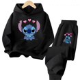 thumbnail image 3 of Sudadera con capucha Aloha Stitch, sudadera de moda, jersey con capucha de anime, dibujos animados, niñas, niños, ropa informal de manga larga, mono de camión Stitch, 3 of 5