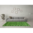 thumbnail image 3 of Ahgly Company Indoor Rectangle Oriental Green Industrial Area Rugs, 2' x 5', 3 of 4