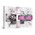 thumbnail image 1 of Startonight Canvas Wall Art Abstract Purple Geometry Painting Framed 24" x 36"&nbsp;, 1 of 6