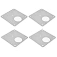 thumbnail image 4 of Hinge Repair Plate, Rustproof High Hardness Exquisite Hinge Repair Bracket With Screw For Wooden Chair For Kitchen, 4 of 8