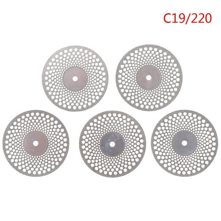 

Party Yeah 5Pcs Dental Ultra-Thin Double Sided Diamond Cutting Disc Mandrel Teeth Whitening