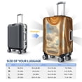 thumbnail image 4 of Gukieu Golden Drapes Pillars Clouds Print Suitcase Protective Cover, Elastic Zipper Buckle Suitcase Protective Cover, Suitable for Travel, Business Trip-Small, 4 of 7