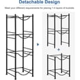 thumbnail image 7 of Oumilen 5 Gallon Water Jug Holder Water Bottle Storage Rack 4-Tier, Black, 7 of 7