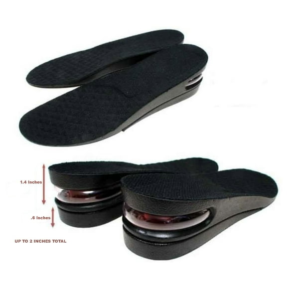 Instant Height Increasing Insoles Shoe Heel Lifters for Women Feet- Size 5-9