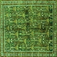 thumbnail image 1 of Ahgly Company Indoor Square Persian Green Traditional Area Rugs, 6' Square, 1 of 1