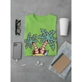 thumbnail image 3 of Island W Palm Trees T-Shirt Men -Smartprints Designs, Male XX-Large, 3 of 4