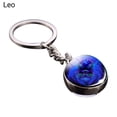 thumbnail image 2 of Deyuer Key Chain Decorative 12 Constellation Exquisite Double Glass Ball Pendant for Phone,Leo, 2 of 8