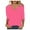Pink, variant on Summer Tops for Women Shirts for Women with Sleeves Tall Womens Shirts Big Shirt Lightweight T Medium Shirt Apparel T Womens Solid Women's Medium Active Tops Loose Fit Compression Pink XL