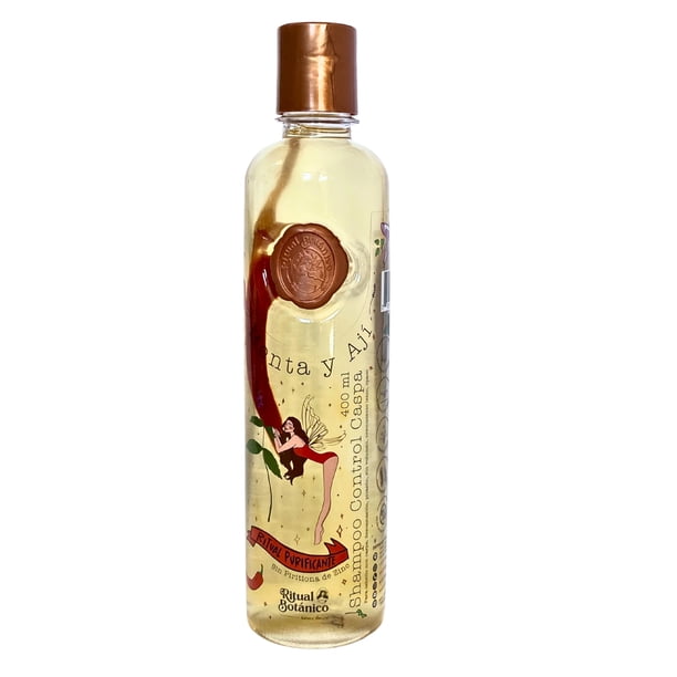 Ritual Botanico Control Caspa con Menta y Chile Champú Control Caspa con Menta y Ají Ingredientes Naturales 400ml