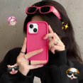 thumbnail image 3 of Compatible with iPhone 15 Case Silicone Rose for Women Soft Gel Rubber Protective Cover Slim Thin Phone Case for iPhone 15, 3 of 7