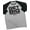T-Shirt Heather Grey, variant on GYMISH RAGLAN Get Big Workout Gym T-Shirt – Funny Gym Shirt for Men, Men's Fitness Tee, Bodybuilding & Weightlifting Apparel
