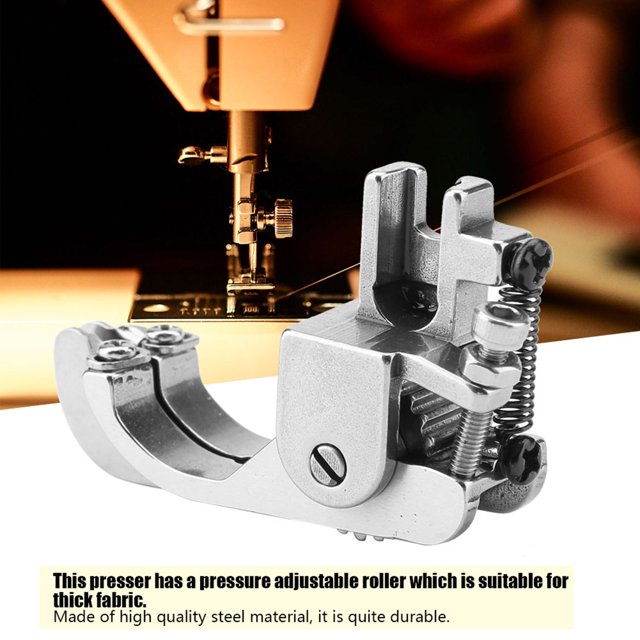 Prensatelas de Rodillo Ajustable para Máquina de Coser Costura Suave Costura Multicapa con Buen Efecto Perfecto para Abrigo Acolchado Chaqueta de ANGGREK Otros