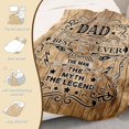 thumbnail image 4 of Dad Birthday Gift Birthday Gifts for Dad from Daughter Son Best Dad Ever Gifts Christmas Fathers Day Dad Gifts for Birthday Soft Throw Blanket for Bedding Sofa 50x60, 4 of 6