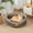 Khaki/M, variant on Cat Bed Basket 13.78x13.78x1.97in Nest Cat Bed Scratching Board, Cute Pet Bed for Indoor Cats Couch, Kitten Bed for Medium and Large Cat, All Season Universal