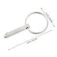 thumbnail image 3 of TABLZONE Boat Pins Silver Bimini Ball Pin Clevis Marine Hardware Durable, 3 of 6