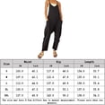 thumbnail image 2 of Monos Casuales Monos informales para mujer Traje de diario sin mangas con ajuste holgado elástico (negro XL) Ygjytge para Mujer Negro T M, 2 of 6