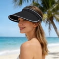 thumbnail image 2 of Womens Wide Brim Sun Hats with Uv Protection Wide Brim Sun Hat Boho Beach Hat with Uv Protection Hat, 2 of 5