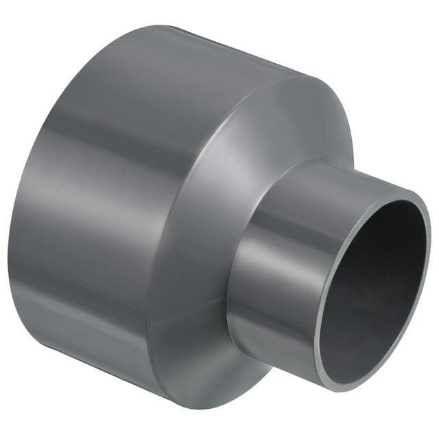 Unique Bargains Raccord Droit pour Tuyau de Réducteur 110x63mm, Gris