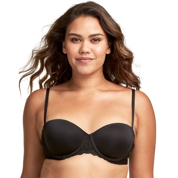 Maidenform Multiway Push-Up Strapless Bra Womens Balconette Underwire SE1102