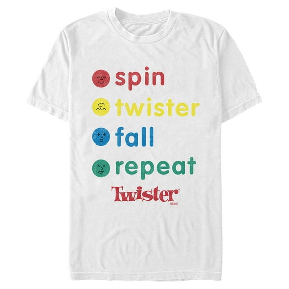 Men's Twister Spin Fall Repeat Graphic T-Shirt