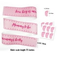 thumbnail image 5 of How Big is Mommy's Belly Include Mommy's Belly Sign Measure and 12 Footprint Stickers Baby-Shower Guessing Gender Game, 5 of 16
