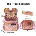 thumbnail image 2 of Mochila Meetbelify para niñas, escuela, 3 unidades con lonchera de 16 pulgadas, 2 of 5