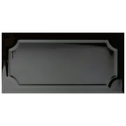 SomerTile Metro Hex 2 in. Matte Black 11 -1/8 in. x 12-5/8 in. x 6 mm Porcelain Mosaic Tile (9.96 sq. ft. / case)