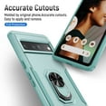 thumbnail image 4 of Dteck for Google Pixel 9 Pro XL Case with Stand Ring Kickstand Military Grade Fit for Magnetic Car Mount Anti-Scratch Shockproof Case, Mint, 4 of 7