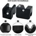 thumbnail image 2 of 4 piezas 63 × 50 × 44 mm Jack almohadilla de goma para Jack Universal Car/SUV almohadilla de goma resistente y conveniente esquí esquí Gafas de esquí, 2 of 5