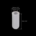 thumbnail image 2 of Unique Bargains 3.3mm ID 16mm de Long Embouts en Caoutchouc Vis Protecteurs de Filetage Tubes Couvre 50 Pack, 2 of 5