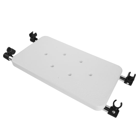 LOLIPPYY Durable Walker Rest Seat White Textured Flip Down for Disabled Users