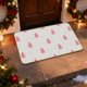 thumbnail image 4 of Adornos navideños, decoraciones navideñas, regalos de Navidad, tapete para árbol de Navidad, alfombra de entrada, decoración festiva, alfombra de poliéster, 4 of 6