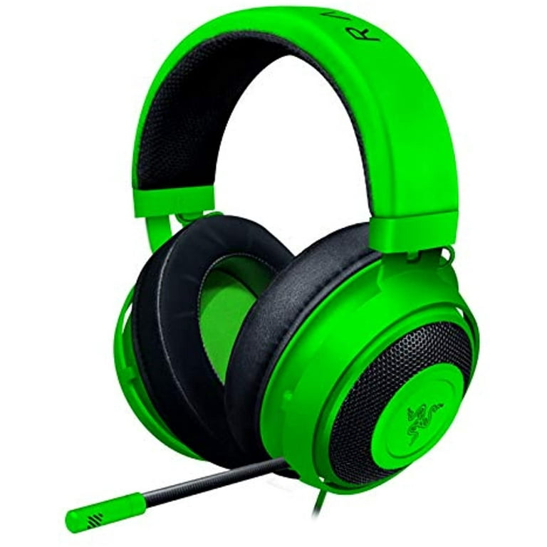 Onweersbui rekenmachine Kruik Razer Kraken Gaming Headset: Lightweight Aluminum Frame, Retractable Noise  Isolating Microphone, For Pc, Ps4, Ps5, Switch, Xbox One, Xbox Series X &  S, Mobile, 3.5 Mm Audio Jack – Green - Walmart.com