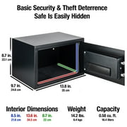 SentrySafe X055 Security Safe with Digital Keypad Lock, 0.58 Cu-Ft., Black