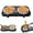 Black, variant on Hot Plate for Cooking,2000W Double Burner, Electric Stove Burner with 5 Levels Temperature Control, Countertop Double Coil Burner Cast Iron Cooktop for All Cookwares Home Camp RV