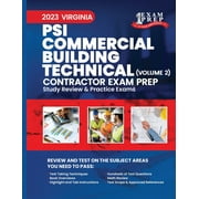 2023 Virginia PSI Commercial Building Technical Contractor: Volume 2: Study Review & Practice Exams (Paperback) by One Exam Prep