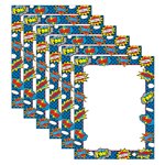 Teacher Created Resources (6 Pk) Papier d'ordinateur Superhero