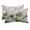 Green Grey Beige, variant on Outdoor Chair Pillow Headrest for Patio Pool Chaise Lounge, Summer Tropical Leaves Recliner Head Pillow, Gray Palm Trees Botanical Waterproof Pillowcases Neck Lumbar Pillows & Insert 11x16x1