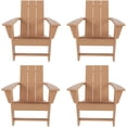 thumbnail image 3 of Palms Modern Folding Poly Adirondack Chair (Set of 4), 3 of 8