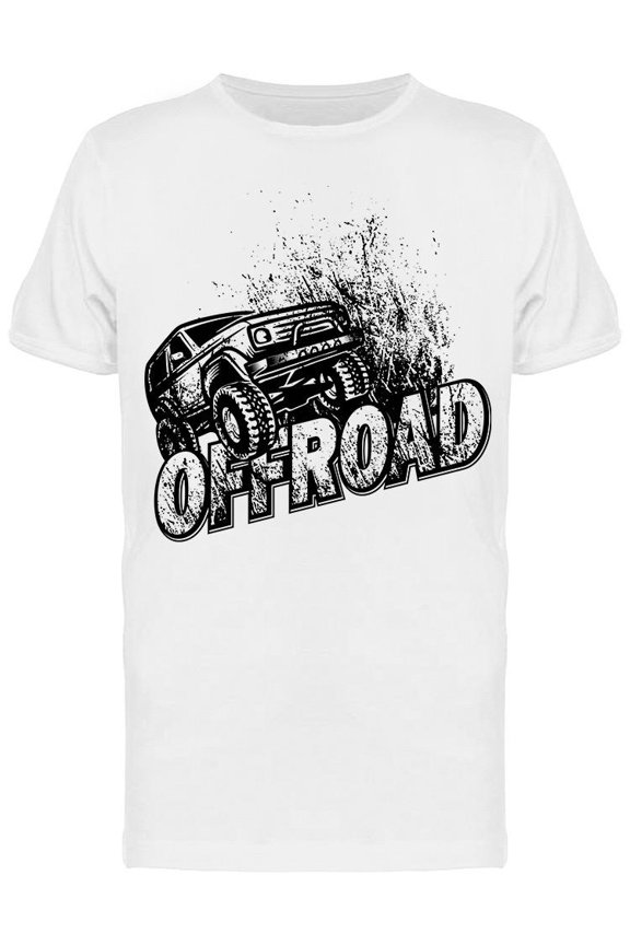 Off Road Design T-Shirt Men -Image by Shutterstock, Male 3X-Large