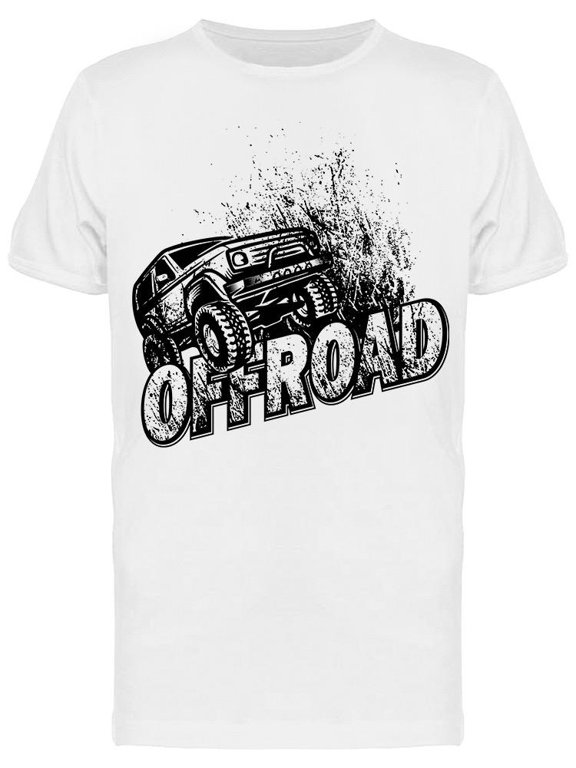 Off Road Design T-Shirt Men -Image by Shutterstock, Male 3X-Large