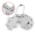 thumbnail image 3 of LHCER Fillet Weld Tee Joint Welding Throat Depth Leg Length Gauge Ruler Two-piece Gage, Welding Ruler, 3 of 8