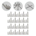 thumbnail image 4 of 300 Pcs Vis en Acier Inoxydable Tête Plate Vis Assorties Rainure Croisée Vis Auto-Tappantes, 4 of 8